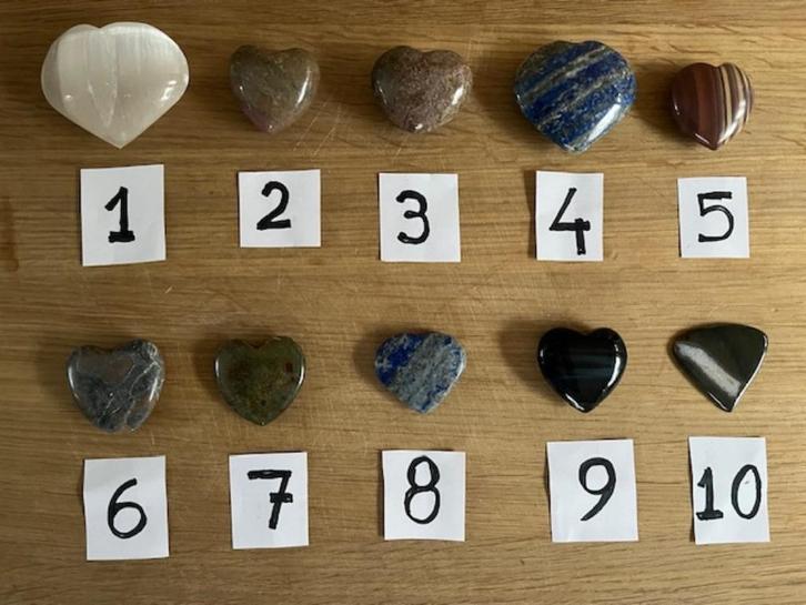 Hartjes van edelsteen w.o. Septarie 3,50 euro / stuk, Sieraden, Tassen en Uiterlijk, Edelstenen, Nieuw, Ophalen of Verzenden
