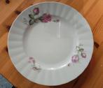 Vintage Menau servies bord met rozen, Antiek en Kunst, Antiek | Servies los, Ophalen of Verzenden
