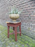 Antieke kruk of tafeltje hout vintage brocante, Ophalen of Verzenden