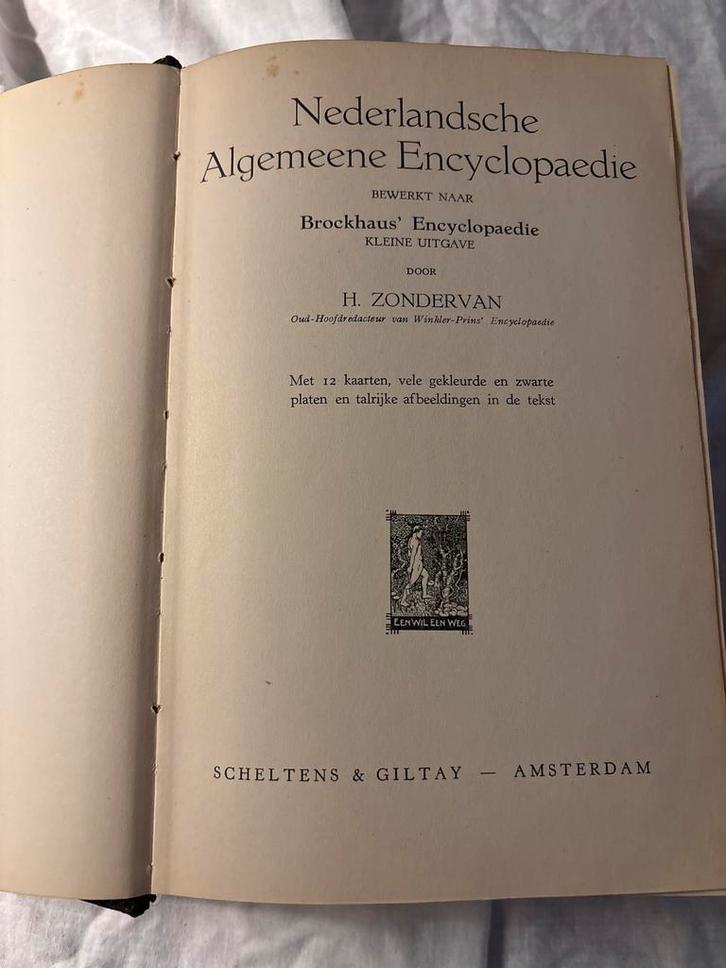 Oude Nederlandse Algemeene Encyclopaedie, Boeken, Encyclopedieën, Gelezen, Los deel, Algemeen, Ophalen