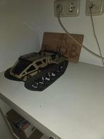 Rc rups tank JJRC 12kph, Hobby en Vrije tijd, Modelbouw | Radiografisch | Auto's, Auto offroad, Zo goed als nieuw, RTR (Ready to Run)