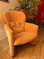 Fauteuil roze-oranje, Ophalen, Gebruikt, Stof