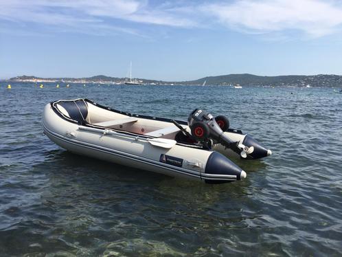 Rubberboot 380 met 9,9 pk Yamaha 4 stroke, Watersport en Boten, Rubberboten, Zo goed als nieuw, Overige merken, Aluminium, Minder dan 70 pk