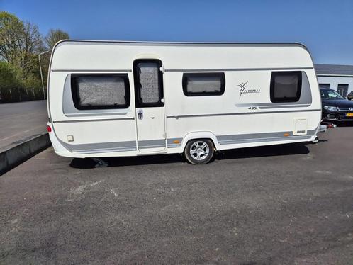 Fendt Tendenza 495 SF 2014, Caravans en Kamperen, Caravans, Particulier, tot en met 4, 1250 - 1500 kg, Rondzit, Fendt, Vast bed