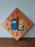 Vintage houten Simplex Toys Klok Winter, Ophalen of Verzenden, Zo goed als nieuw