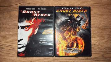 Ghost Rider 1 en 2: Spirit of Vengeance met Nicolas Cage. beschikbaar voor biedingen