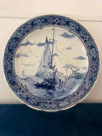 Delfts Blauw | Royal Boch België | wandbord | 1960-1970 beschikbaar voor biedingen