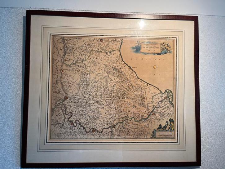 Kaart van de Veluwe – de Wit / Mortier (antieke landkaart), Antiek en Kunst, Kunst | Etsen en Gravures, Ophalen