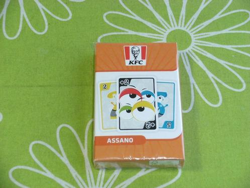Nieuw in seal: Assano - KFC kaartspel (lijkt op Pesten, Uno), Hobby en Vrije tijd, Gezelschapsspellen | Kaartspellen, Nieuw, Een of twee spelers