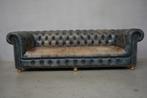 Chesterfield bank 3 zit, Metaal, Rechte bank, Gebruikt, 75 tot 100 cm