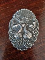 Djokja Zilveren Broche met Klip., Antiek en Kunst, Ophalen of Verzenden, Zilver