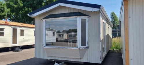 Opknap chalet (l. grijs) 2 slkp dubbel glas, Caravans en Kamperen, Stacaravans, tot en met 4, Ophalen of Verzenden
