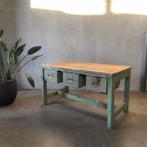 Oude werkbank, vintage dressoir, toonbank, Ophalen