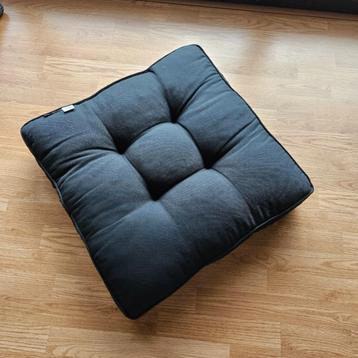 ZGAN 1x Madison loungekussen 60x60x8 cm zwart beschikbaar voor biedingen