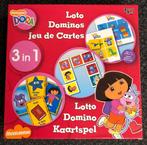 Dora - 3 in 1 Lotto Domino Kaartspel - Grote doos! Compleet, Ophalen of Verzenden, Nieuw, Taal en Lezen