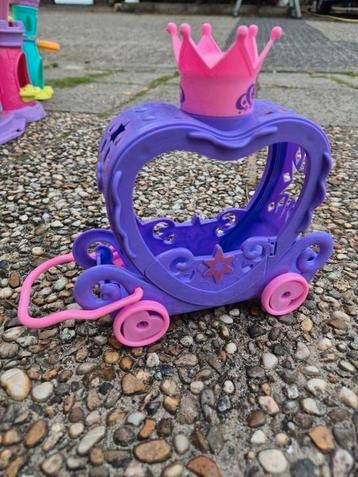 Smoby Disney Princess poppenkoets – roze‑paars, ideaal voor  beschikbaar voor biedingen
