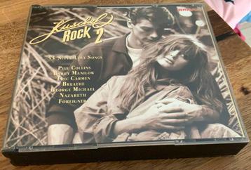 DUBBEL CD KUSCHELROCK 2 VARIOUS 1989 CBS AUSTRIA beschikbaar voor biedingen