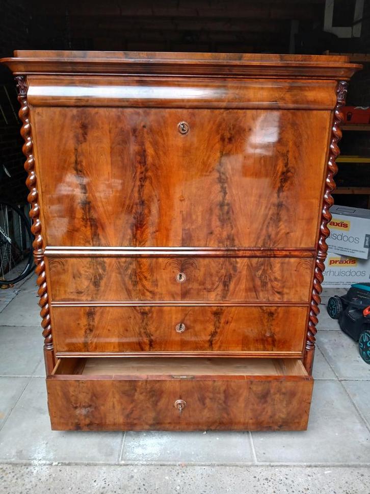 Antiek Dressoir / Secretaire, Antiek en Kunst, Antiek | Meubels | Kasten, Ophalen