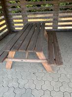 Hardhouten picknicktafel 200cm, Ophalen, Zo goed als nieuw, Rechthoekig, Hout
