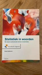 Anke Slotboom - Statistiek in woorden, Ophalen of Verzenden, Zo goed als nieuw, Anke Slotboom