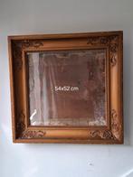 Vintage houten fotolijst 54x52 cm, Gebruikt, 50 tot 75 cm, Ophalen of Verzenden, 50 tot 75 cm