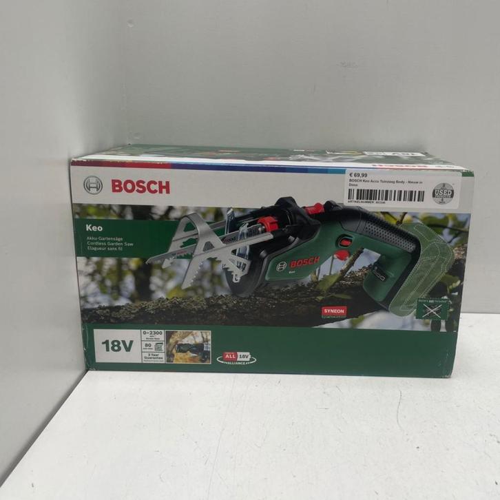 BOSCH Keo Accu Tuinzaag Body - Nieuw in Doos, Auto diversen, Autogereedschap, Nieuw