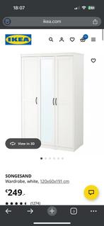 IKEA Songesand Wardrobe / Kledingkast, Ophalen, 100 tot 150 cm, Zo goed als nieuw, 150 tot 200 cm