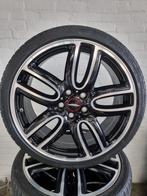 Orig. 19" Mini JCW velgen, 6 mm A-merk zomerbanden, Gebruikt, Banden en Velgen, 235 mm, Personenwagen