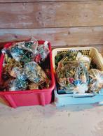 Vintage honderden soldaatjes voertuigen en accessoires, Antiek en Kunst, Ophalen of Verzenden