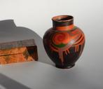 Art deco   Ed Antheunis Gouda  koudlak vaas  Carla  nr 120, Antiek en Kunst, Antiek | Keramiek en Aardewerk, Ophalen of Verzenden