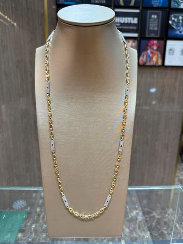 14KT Goud - 23.9 Gram - Ketting - PLATTE MAGNUM beschikbaar voor biedingen