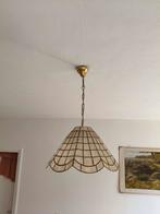 Vintage Capiz Schelpen Hanglamp, Huis en Inrichting, Lampen | Hanglampen, Ophalen, Gebruikt, 50 tot 75 cm, Vintage
