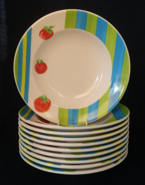 Rosenthal Casual Designers Guild - soepborden met tomaatjes, Huis en Inrichting, Keuken | Servies, Nieuw, Bord(en), Overige stijlen