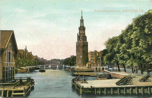 (381-141-007) Amsterdam Montelbaanstoren, Verzamelen, Ansichtkaarten | Nederland, Noord-Holland, Verzenden