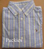 Maat 152/158 Gestreept Ralph Lauren overhemd NIEUW (9321)a, Overhemd of Blouse, Nieuw, Ophalen of Verzenden, Jongen