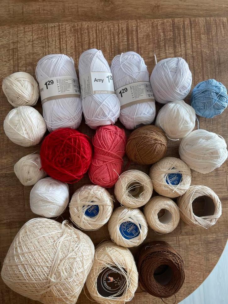 Grote partij garen - 950 gram, Hobby en Vrije tijd, Breien en Haken, Nieuw, Breien of Haken, Wol of Garen, Ophalen of Verzenden