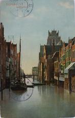 Prachtige kleur Briefkaart : Voorstraatshaven in Dordrecht., Ophalen of Verzenden, Voor 1920, Gelopen, Zuid-Holland