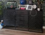 Dressoir visgraat, Ophalen, 150 tot 200 cm, Zo goed als nieuw, Metaal