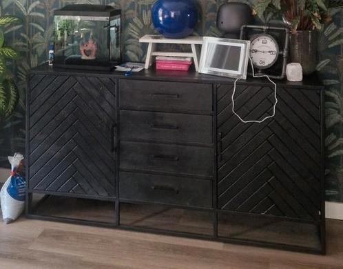 Dressoir visgraat, Huis en Inrichting, Kasten | Dressoirs, Zo goed als nieuw, 150 tot 200 cm, 25 tot 50 cm, Met lade(s), Met deur(en)