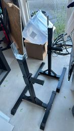 Squatrack haltersteunen, Sport en Fitness, Fitnessapparatuur, Ophalen of Verzenden, Gebruikt, Krachtstation