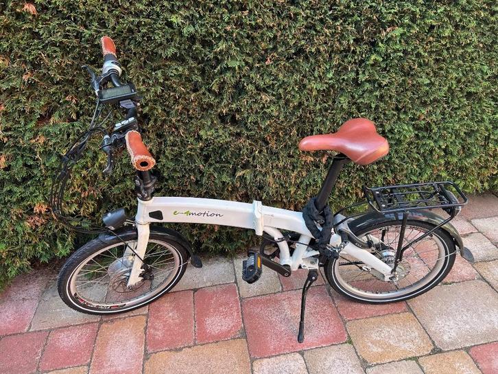 Elektrische vouwfiets E-4motion Nautica, Fietsen en Brommers, Elektrische fietsen, Zo goed als nieuw, Overige merken, 30 tot 50 km per accu