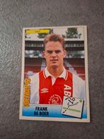 Panini sticker Voetbal 93. Speler Frank de Boer Ajax., Verzenden, Zo goed als nieuw, Sticker