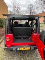 Jeep Wrangler Hard-top 1998 Rood, Auto's, Jeep, Te koop, Geïmporteerd, Benzine, 17 km/l