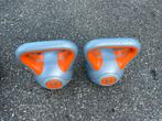 2 x 8 kg kettlebells kettlebell gewichten, Gebruikt, Gewichten, Ophalen of Verzenden, 2 x 8 kg