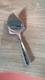 Verzilverde kaasschaaf Haags lofje, Ophalen of Verzenden, Zo goed als nieuw, Zilver