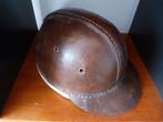 Vintage leder mijnbouw  / mijnwerkers helm, Gebruikt, Heren, Overige typen, Overige soorten