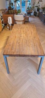 Eettafel acacia, Huis en Inrichting, Tafels | Eettafels, Ophalen, Gebruikt, 50 tot 100 cm, Vijf personen of meer