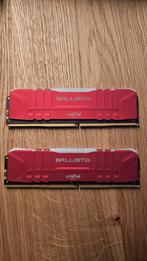 Crucial ballistix rgb ram ddr4 2x8gb 3200, DDR4, Ophalen of Verzenden, Zo goed als nieuw, Desktop