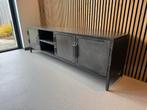 Industrieel Metalen TV-Meubel (180cm), Ophalen, 150 tot 200 cm, Zo goed als nieuw, Minder dan 100 cm
