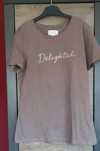 Dames shirt - maat 38 - koffiebruin, Kleding | Dames, T-shirts, Maat 38/40 (M), Bruin, Ophalen of Verzenden, Zo goed als nieuw